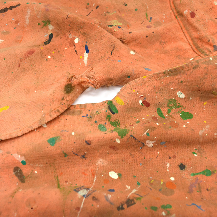 Circa 1950's VICTOR CEMENT PAINTER APRON ORANGE...