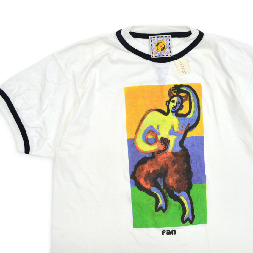 1990's Deadstock CHRISTPHER NEW ``PAN'' Folk Art T-shirt ... XL