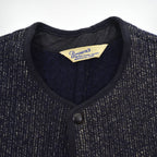 1950's BROWN'S BEACH VEST NAVY ... Fits like 36