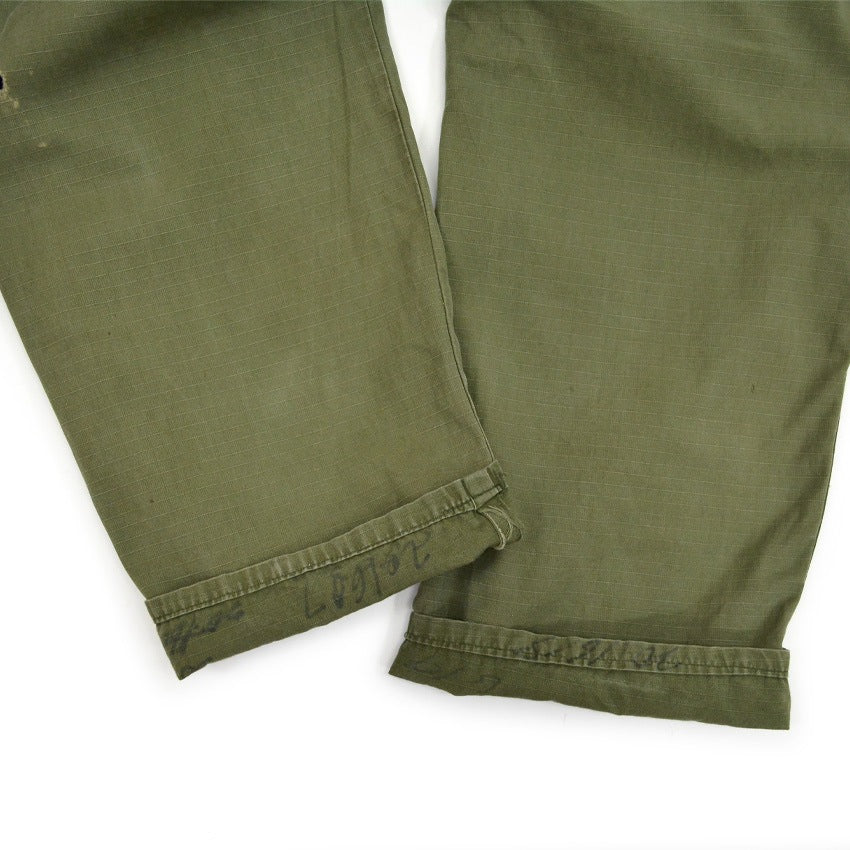 1960's USARMY JUNGLE FATIGUE PANTS PERSONAL SLIM CUSTOM...