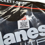 1986' Deadstock Hanes Pocket-T 黒 ... XL