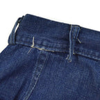 1940's USNAVY WW2 DENIM TROUSERS METAL BUTTON... W32