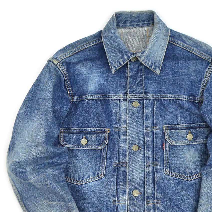 1950's LEVI'S 507XX DENIM JACKET BLEACHED...