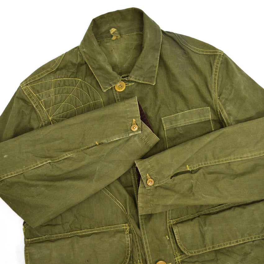 1940's~ JC Higgins OLIVE GREEN HUNTING COAT... Fits like 36