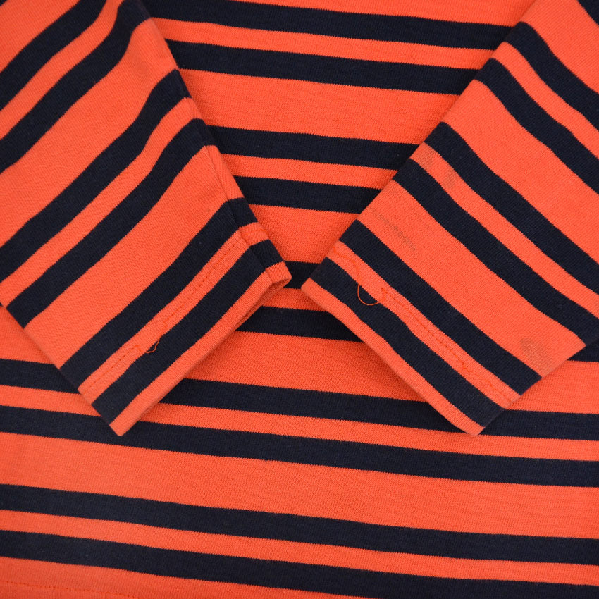 1980's BANANA REPUBLIC SAFARI & TRAVEL BOAT NECK L/S SHIRT ... M