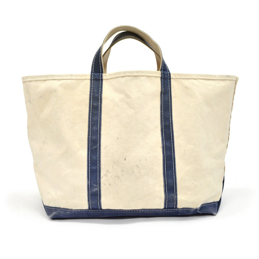 1980's LLBEAN BOAT AND TOTE BLUE... LARGE