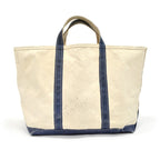 1980's LLBEAN BOAT AND TOTE BLUE... LARGE