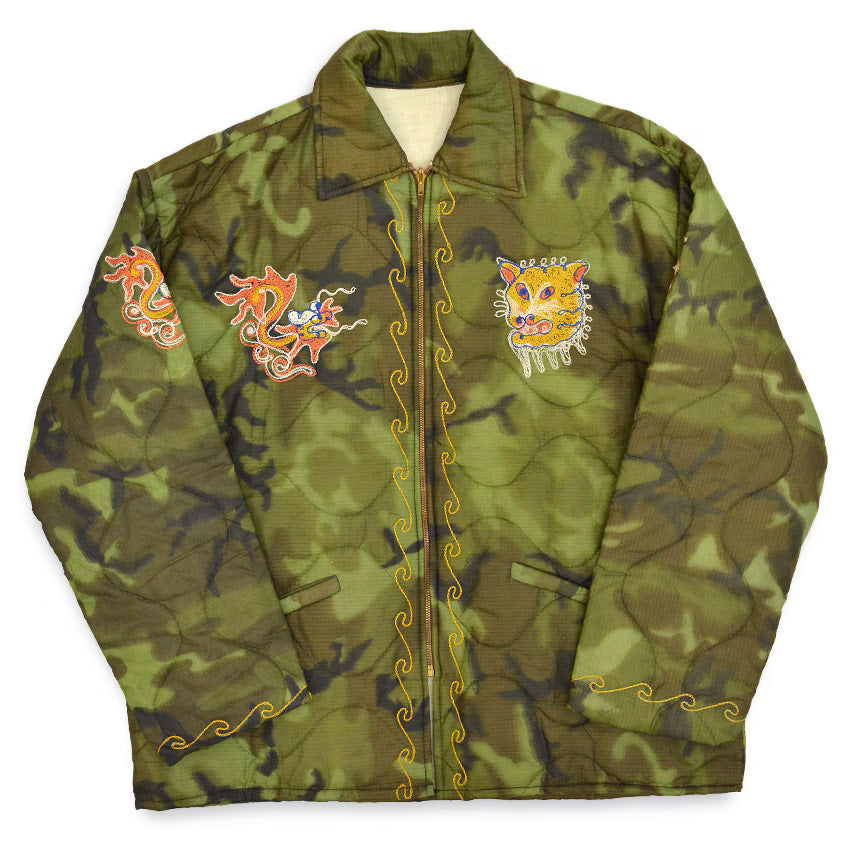 1960s DEADSTOCK VIETNAM TOUR JACKET (Vietnamese Tour Jacket) Camo 68-69... Excellent Condition