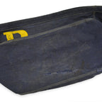 1950s Press Newspaper Bag, Eggplant Navy Blue...