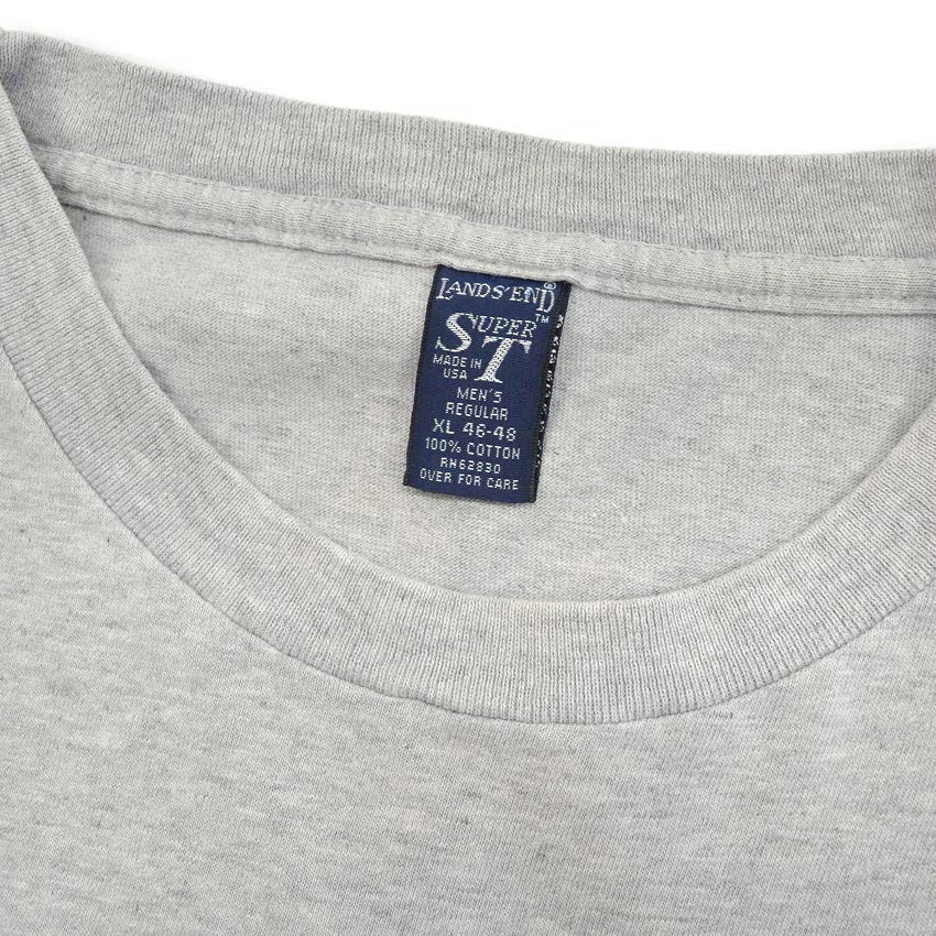 1990's LANDS'END SUPER-T POCKET T-SHIRT... XL