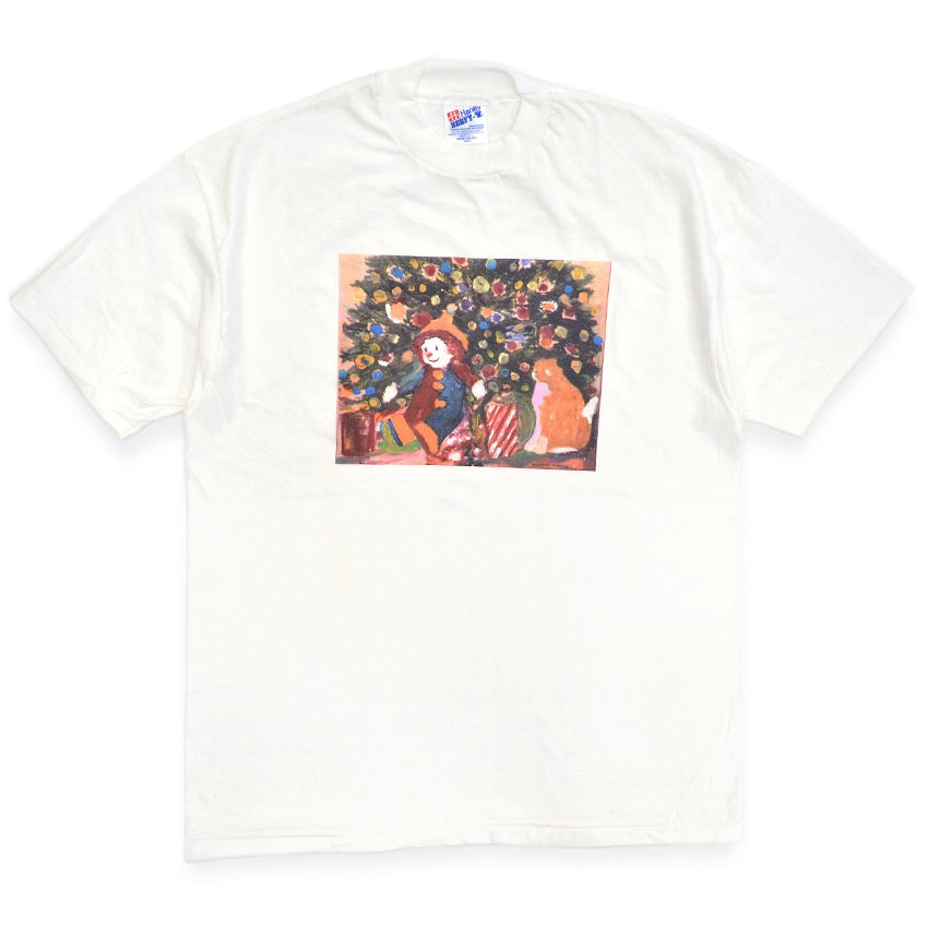 1990's DEADSTOCK Hanes MLADIN ZARUBICA ART PRINT T-SHIRT ... L