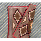 c.1920's NAVAJO RUG DIAMONDS PATTERN...82cm×82cm