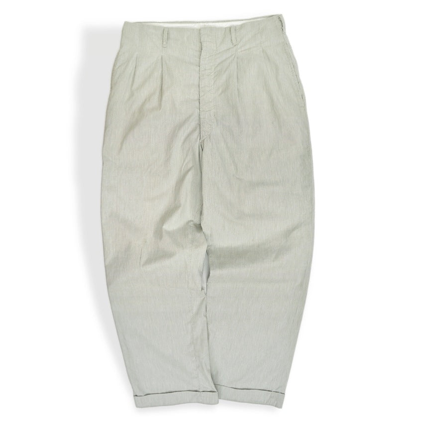 1960's GREEN PIN STRIPE ALL COTTON SLACKS...