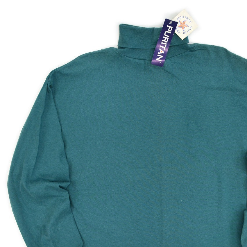 1990's DEADSTOCK PURITAN COTTON TURTLE NECK L/S SHIRT ... L