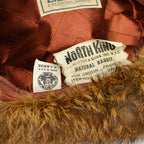 ~1980's LLBEAN NORTH KING NATURAL RABBIT FUR HAT...XL