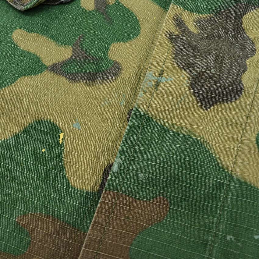 1960s US ARMY ERDL JUNGLE FATIGUE JACKET Brown Leaf ... SR
