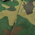 1960s US ARMY ERDL JUNGLE FATIGUE JACKET Brown Leaf ... SR