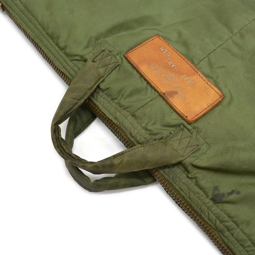 1970's USNAVY BAG, FLYER'S, HELMET LEATHER PATCH...