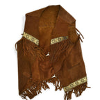 1970's WESTERN LEATHER WEAR FRINGE LEATHER VEST ...