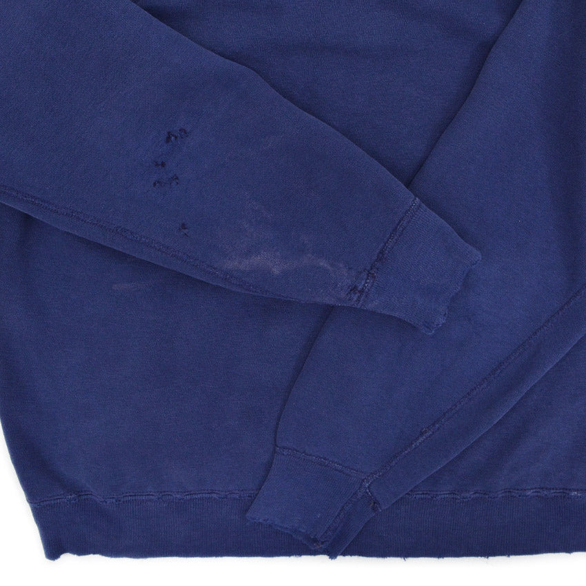 ~1970's SPRUCE Eggplant Navy Blue Sweatshirt Large ... AS IS