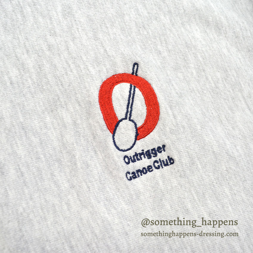 1990's CHAMPION REVERSE WEAVE SWEAT SHIRT OUTRIGGER CANOE CLUB ... XL