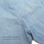 ~1940's PIN CHECK COTTON WORK TROUSERS...W35 L29
