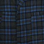 1950's PENDLETON OMBRE PLAID WOOL ROBE ... L