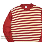 1970's TOWNCRAFT WHITE & RED BORDER L/S T-SHIRT ... L