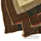 c.1940's NAVAJO RUG ZIGZAG LIGHTNING PATTERN... 163cm×110cm