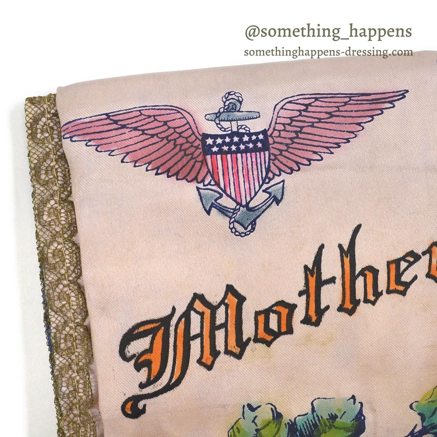 1940's USNAVAL AIR STATION WW2 MOTHER MEMORIAL POUCH...