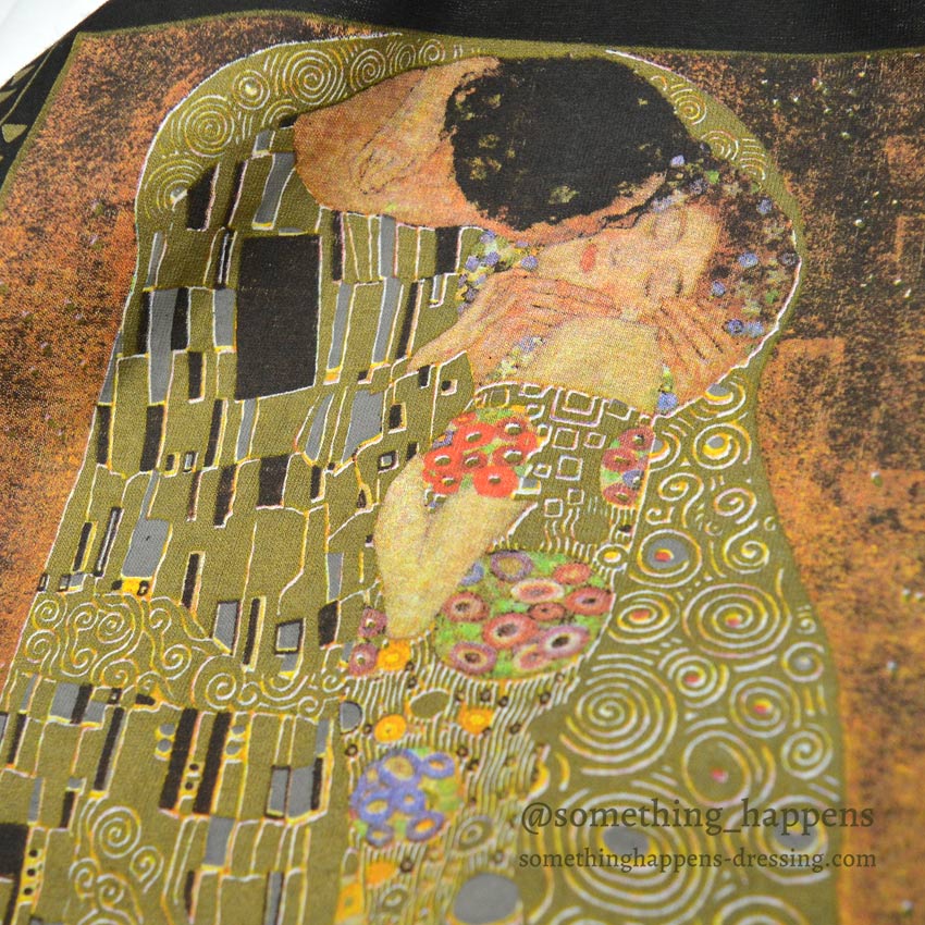 1990s DEADSTOCK WILDWOOD PRODUCTIONS Gustav Klimt The Kiss T-SHIRT ... L