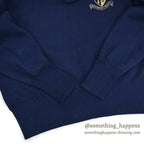 1950's〜 CHAMPION HALF-ZIP SWEAT SHIRT NAVY ... M