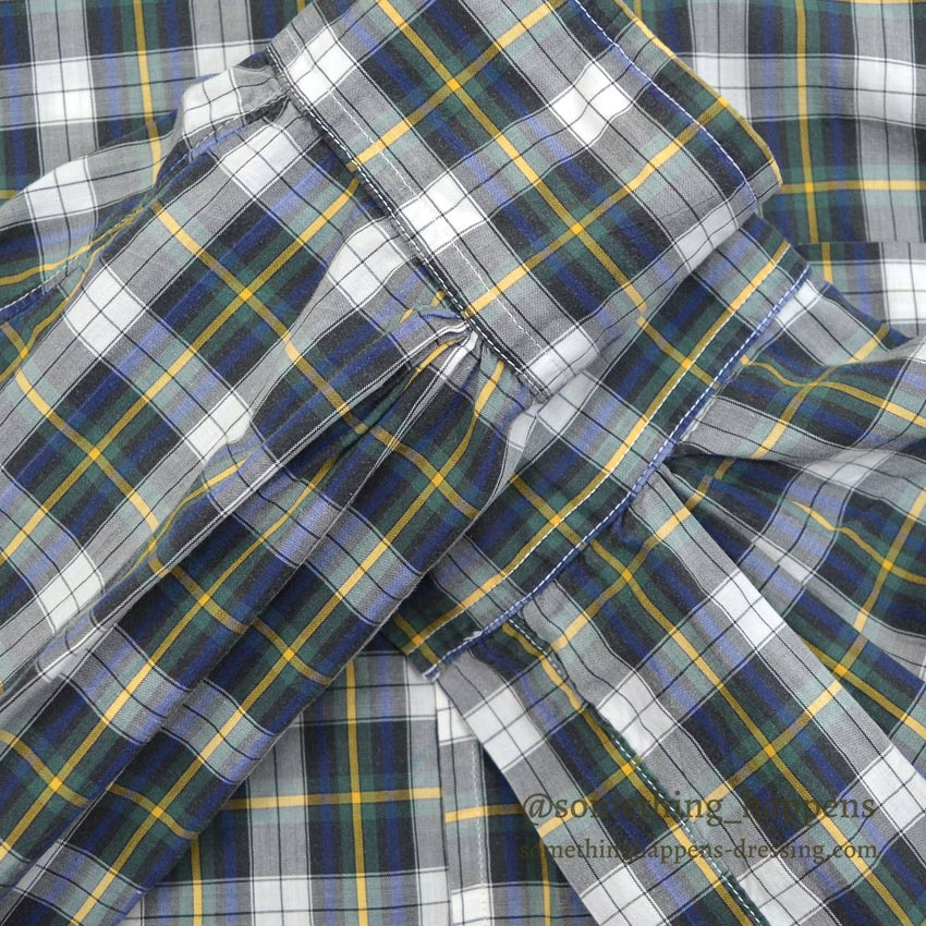1980's BROOKS BROTHERS PLAID B/D SHIRT USA製  ... 151/2R