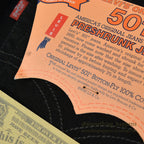 DEADSTOCK Levi's 501 BLACK DENIM PANTS Made in COLOMBIA... W33 L32