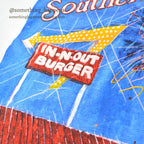 1990's DEADSTOCK HANES IN-N-OUT BURGER T-SHIRT ... XL