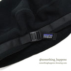 1990's PATAGONIA BLACK FLEECE BERET HAT MINT ... L