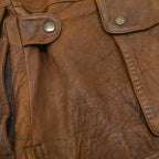 1980's BANANA REPUBLIC PHOTOJOURNALIST LEATHER VEST ... M