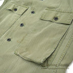 1940's U.S.NAVY WW2 HERRINGBONE TWILL JACKET ... 36