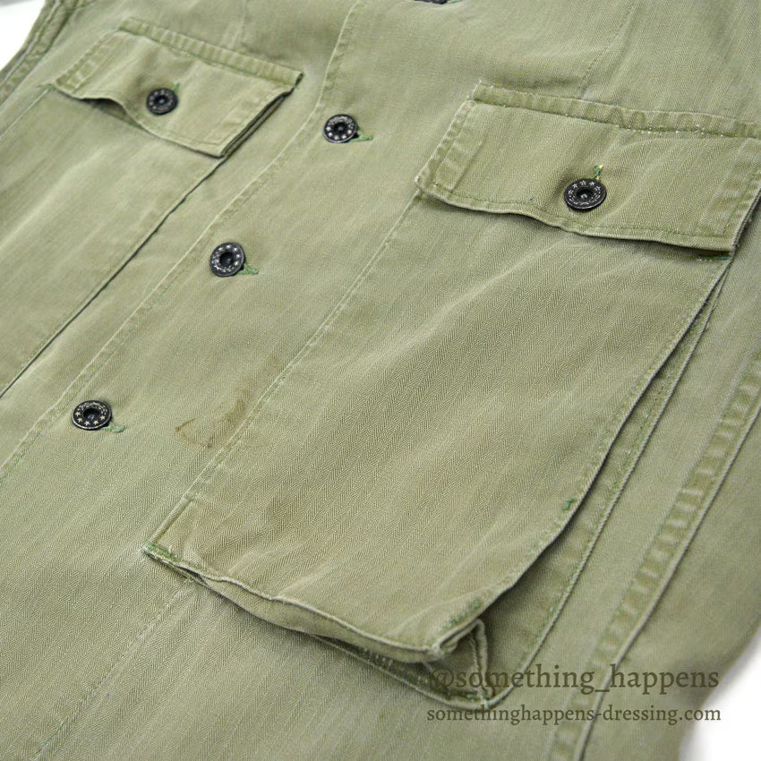 1940's U.S.NAVY WW2 HERRINGBONE TWILL JACKET ... 36