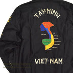 1960s DEADSTOCK VIETNAM SOUVENIR JACKET (Vietnamese souvenir jacket) 196th LIB...