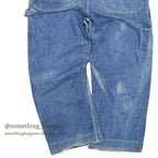 ~1960's PAYDAY INDIGO DENIM OVERALL FADED... W38/L27