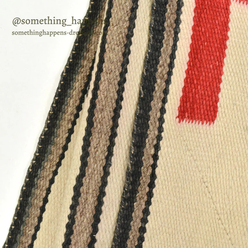 c.1920's NAVAJO RUG WHIRLING LOGS SWASTIKA... 135cm/91cm