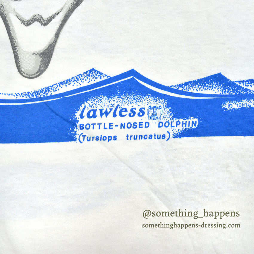 1990's DEADSTOCK ONEITA ZOOSLOOSE ドルフィン T-SHIRT ... XL