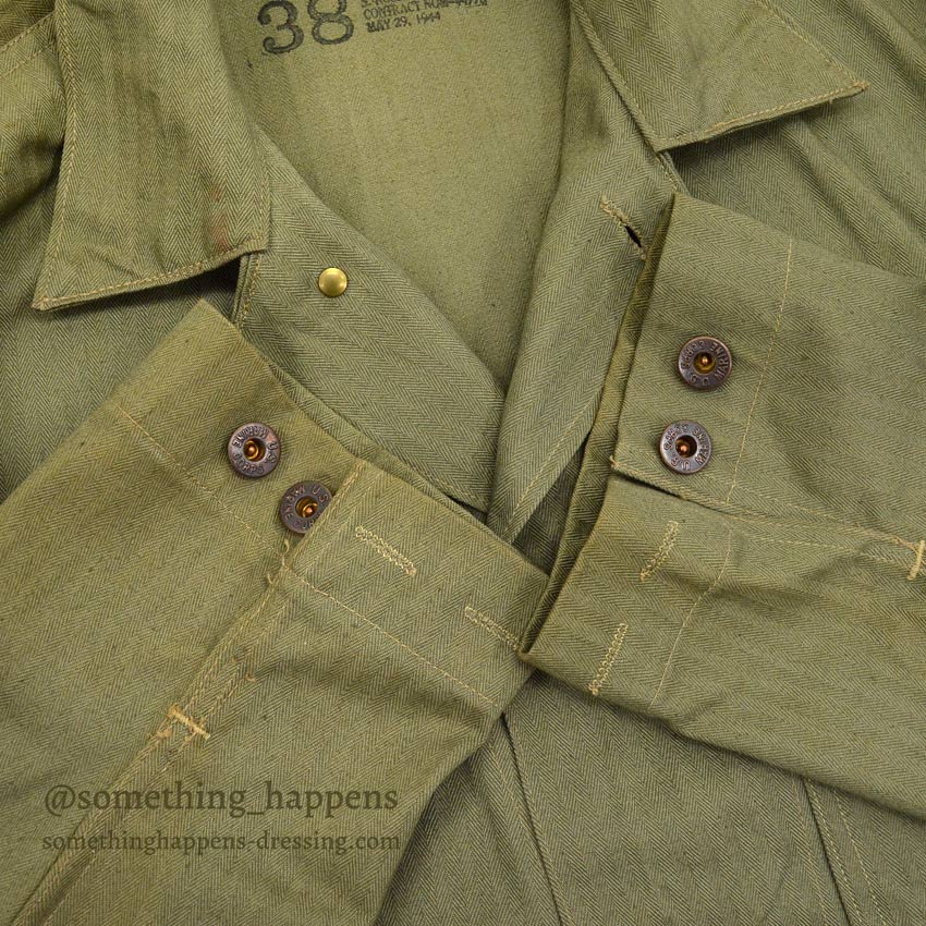 1940's DEADSTOCK U.S.M.C. P-41 HBT UTILITY COAT ... 38