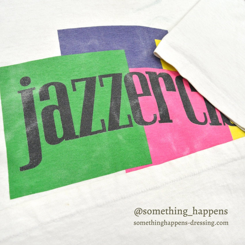 1990's FRUIT OF THE LOOM JAZZERCISE T-SHIRT ... XL
