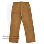 1970's CARHARTT BROWN DUCK WORK PANTS... W31/L27