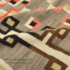 c.1920's NAVAJO RUG WHIRLING LOGS SWASTIKA... 212cm/145cm