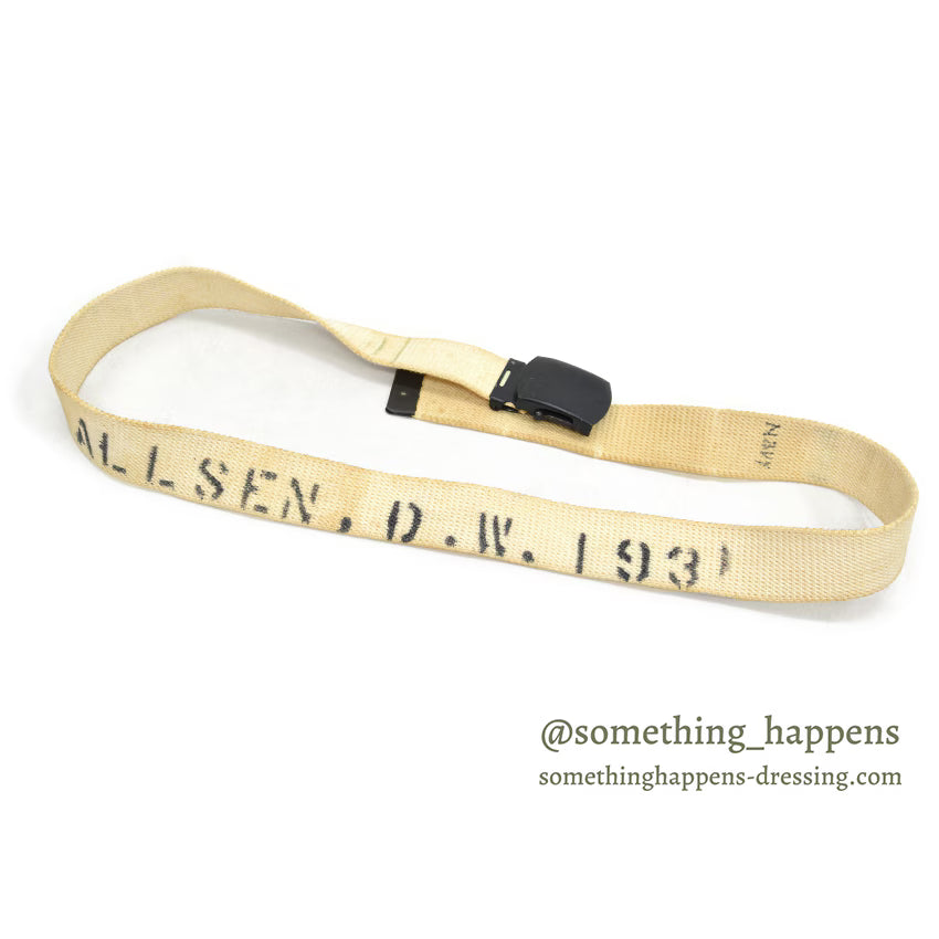 1940's U.S.NAVY WW2 WEB BELT STENCIL ...