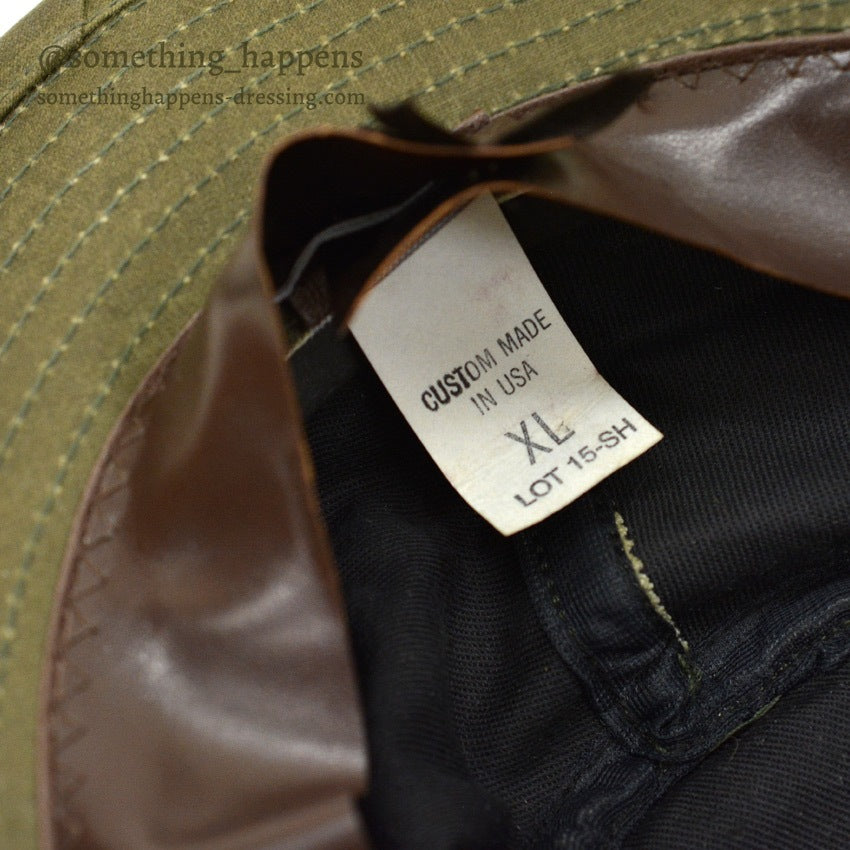 OLD FILSON TIN CLOTH PACKER HAT...XL