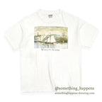 1990's WILDWOOD PRODUCTIONS ウィンスロー ホーマー ART PRINT T-SHIRT ... XL